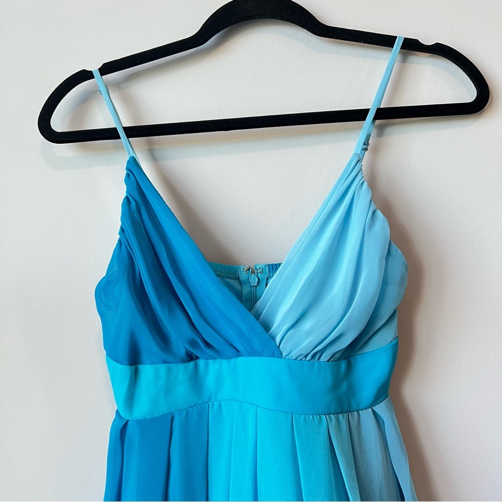 Forever 21 Shirt Length Mini Dress | NWT | Flaws | Blue Ombre Tulle | Fairycore - Picture 2 of 16